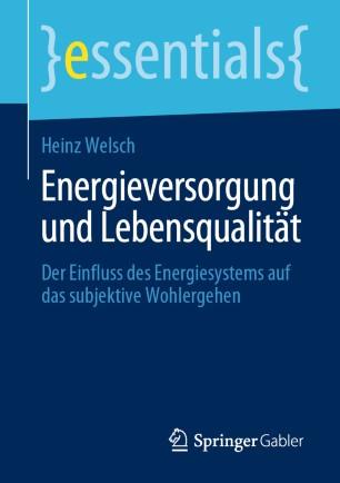 Energieversorgung und Lebensqualit&auml;t