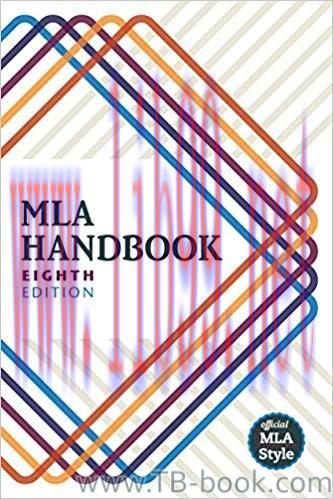 MLA Handbook 8th Edition by The Modern Language Association of America 课本