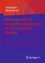 [PDF]Heterogenit&auml;t der Kompetenzentwicklung in der beruflichen Bildung