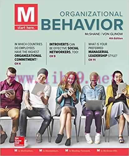 M: Organizational Behavior 4th Edition,