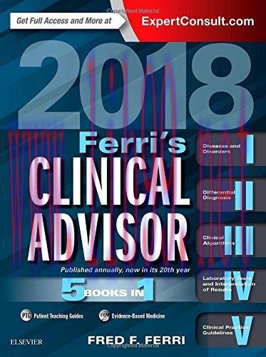 [AME]Ferri's Clinical Advisor 2018: 5 Books in 1 (Ferri's Medical Solutions) (PDF)
