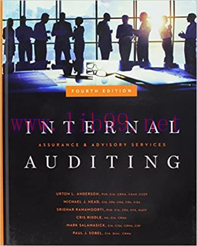 (PDF)Internal Auditing: Assurance & Advisory Services, Fourth Edition