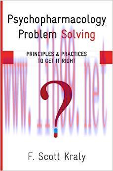 (PDF)Psychopharmacology Problem Solving: Principles and Practices to Get It Right (Norton Profe...