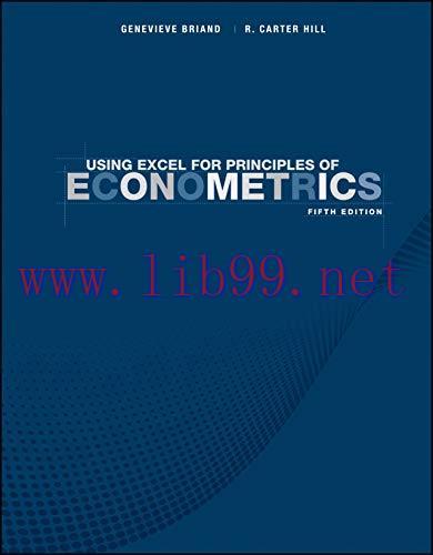 (PDF)Using Excel for Principles of Econometrics, 5th Edition