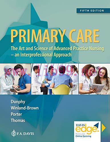 [AME]Primary Care: Art and Science of Advanced Practice Nursing - An Interprofessional Approach...