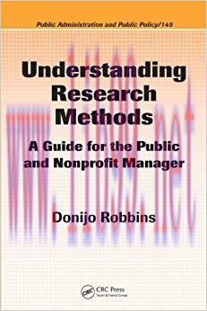 (PDF)Understanding Research Methods: A Guide for the Public and Nonprofit Manager (Public Admin...