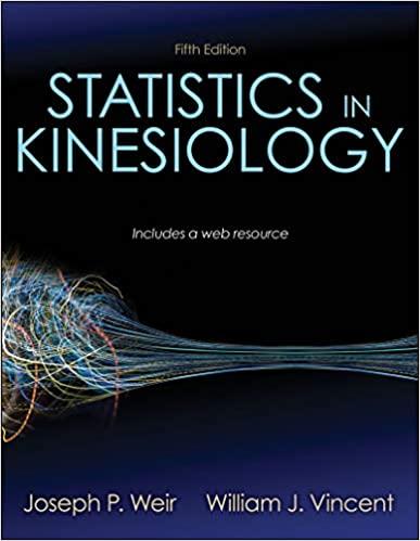 (PDF)Statistics in Kinesiology