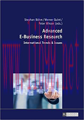 (PDF)Advanced E-Business Research: International Trends & Issues (German Edition) 1st Edition
