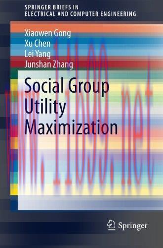 [FOX-Ebook]Social Group Utility Maximization