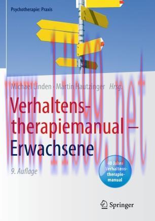 Verhaltenstherapiemanual &ndash; Erwachsene