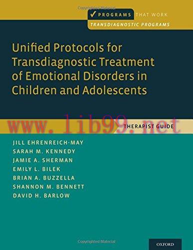 [AME]Unified Protocols for Transdiagnostic Treatment of Emotional Disorders in Children and Ado...