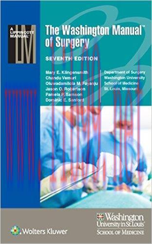 [AME]The Washington Manual of Surgery, 7th Edition (Lippincott Manual Series) (EPUB)