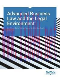 [PDF]Advanced Business Law and the Legal Environment [Don Mayer]