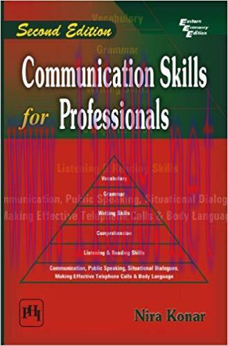 Communication Skills for Professionals 2nd edition Edition,