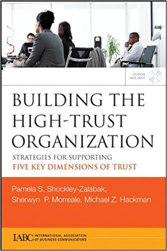 (PDF)Building the High-Trust Organization Strategies for Supporting Five Key Dimensions of Trus...