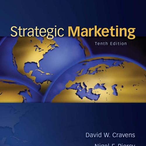 Strategic Marketing 10th Edition by Cravens