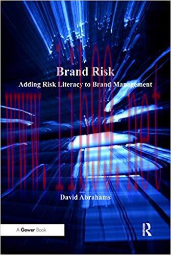 (PDF)Brand Risk: Adding Risk Literacy to Brand Management 1st Edition