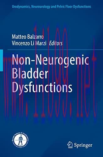 [AME]Non-Neurogenic Bladder Dysfunctions (Urodynamics, Neurourology and Pelvic Floor Dysfunctio...