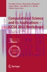 [PDF]Computational Science and Its Applications &ndash; ICCSA 2022 Workshops: Malaga, Spain, July 4&ndash;7...