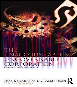 (PDF)The Unaccountable & Ungovernable Corporation: Companies&rsquo; use-by-dates close in 1st Edition