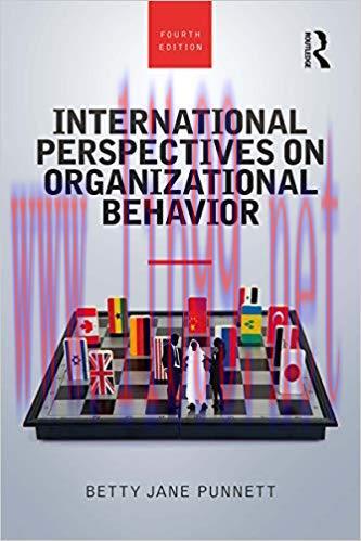 (PDF)International Perspectives on Organizational Behavior 4th Edition