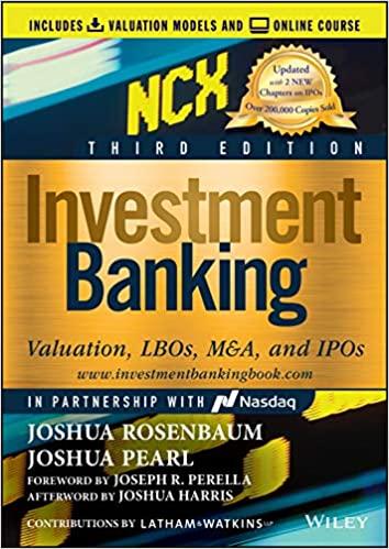 (PDF)Investment Banking Valuation, LBOs, M&A, and IPOs (Wiley Finance)