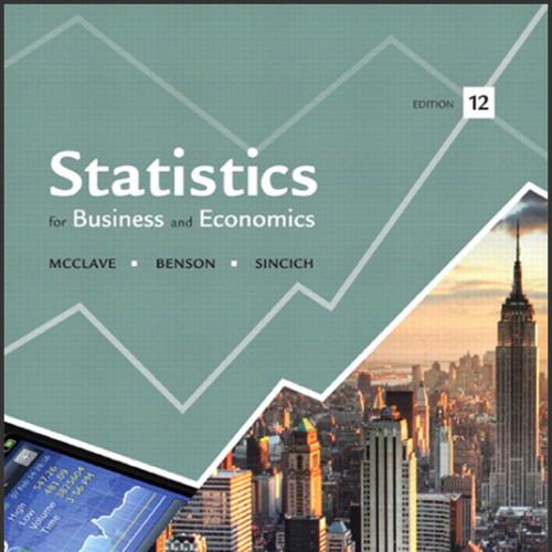 (Solutions Manual)Statistics for Business and Economics 12e.zip