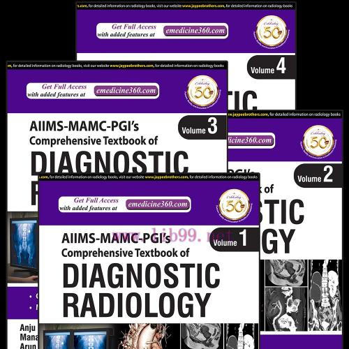 [AME]AIIMS MAMC ‑ PGI&rsquo;s Comprehensive Textbook of Diagnostic Radiology (Four Volume Set), 3ed (...