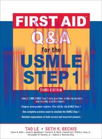 [AME]First Aid Q&A for the USMLE Step 1, Third Edition (Original PDF)