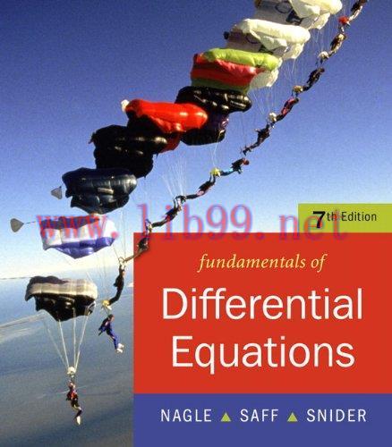 [FOX-Ebook]Fundamentals of Differential Equations, 7th Edition