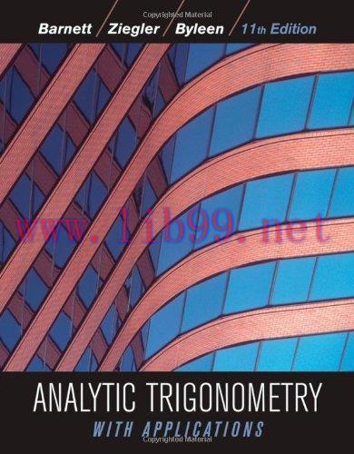 [FOX-Ebook]Analytic Trigonometry with Applications, 11th Edition
