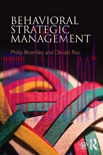 [AME]Behavioral Strategic Management (Original PDF)