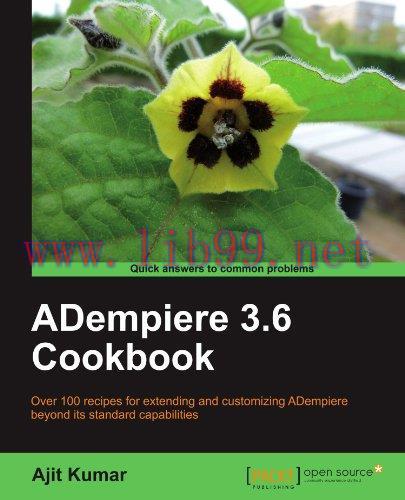 [FOX-Ebook]ADempiere 3.6 Cookbook