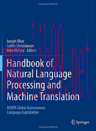 [FOX-Ebook]Handbook of Natural Language Processing and Machine Translation