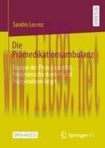 [PDF]Die Pr&auml;medikationsambulanz: Analyse der Prozessqualit&auml;t, Patientenzufriedenheit und Pr&auml;ope...