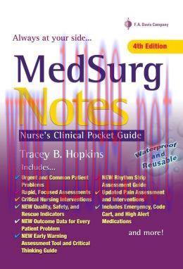 [AME]MedSurg Notes: Nurse's Clinical Pocket Guide, 4th Edition (PDF)