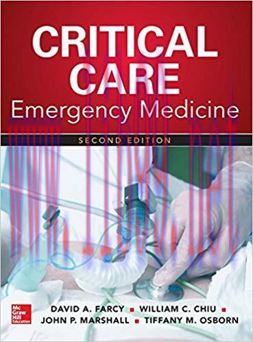 [PDF]CRITICAL CARE EMERGENCY MEDICINE, 2nd Edition