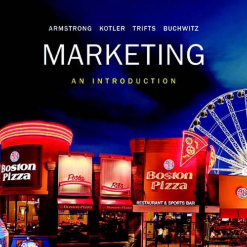 Marketing An Introduction, Sixth 6th Canadian Edition by Gary Armstrong; Philip T. Kotler;
