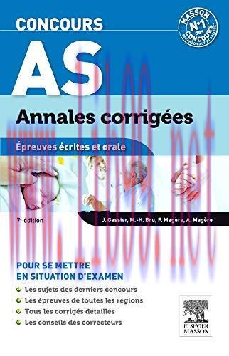 [AME]Annales corrig&eacute;s concours AS, 7e (Original PDF)