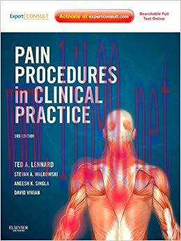 (PDF)Pain Procedures in Clinical Practice E-Book (Expert Consult Title: Online + Print) 3rd Edi...