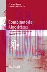 [PDF]Combinatorial Algorithms: 33rd International Workshop, IWOCA 2022, Trier, Germany, June 7&ndash;...