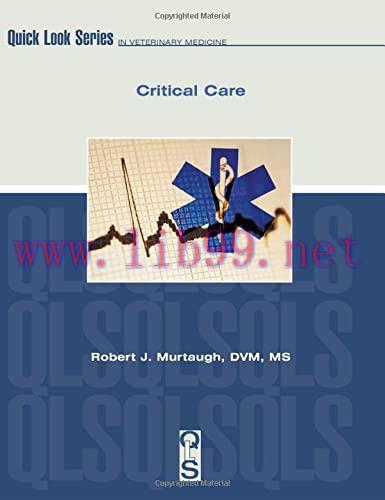 [AME]Critical Care (Quick Look Series) (Original PDF)