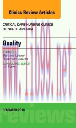 [AME]Quality, An Issue of Critical Nursing Clinics of North America