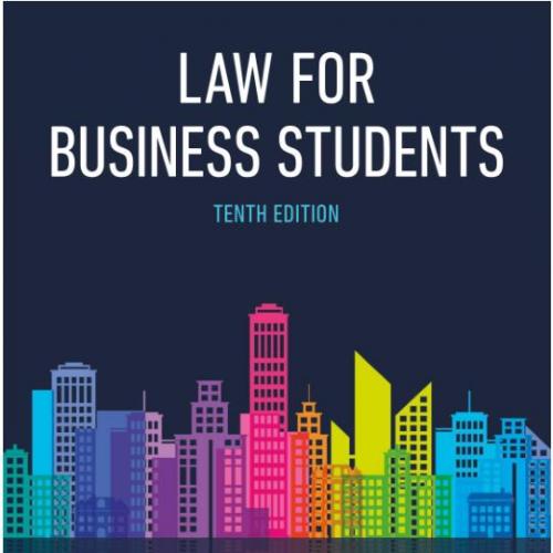 (IM)Adams Law for Business Students 10th Edition by Alix Adams.zip