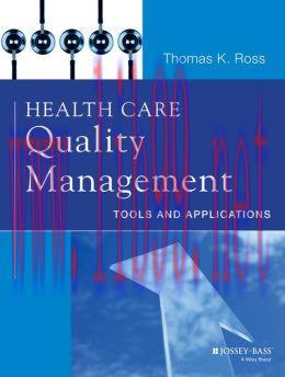 [AME]Health Care Quality Management: Tools and Applications