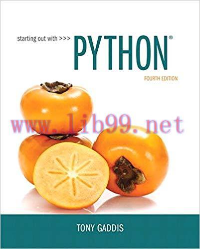 [EPUB]Starting Out with Python, 4th Edition [Tony Gaddis]