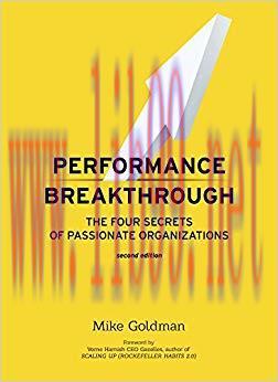 (PDF)Performance Breakthrough: The FOUR Secrets of Passionate Organizations SECOND Edition