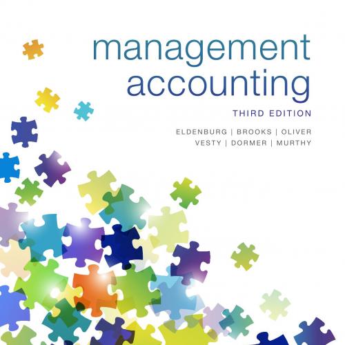 Management Accounting 3rd Australian Edition