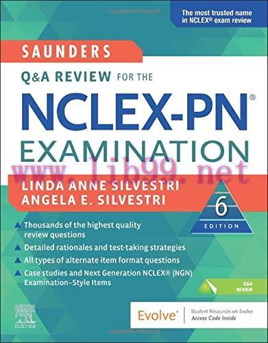 [AME]Saunders Q & A Review for the NCLEX-PN&reg; Examination, 6th edition (Original PDF)