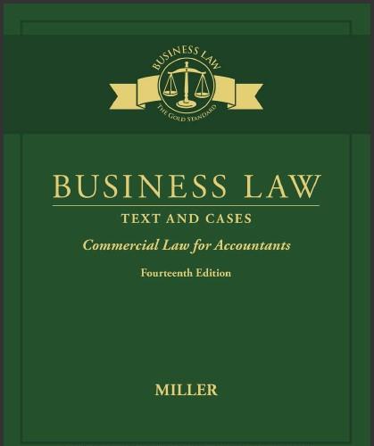 （SM）Business Law Text Cases Commercial Law for Accountants 14th.zip